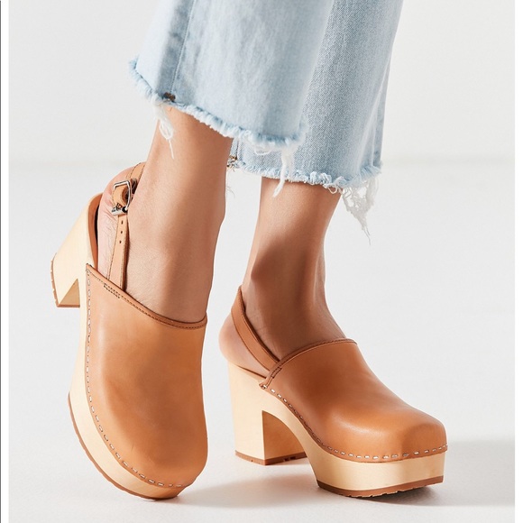 swedish hasbeens jill plateau clog